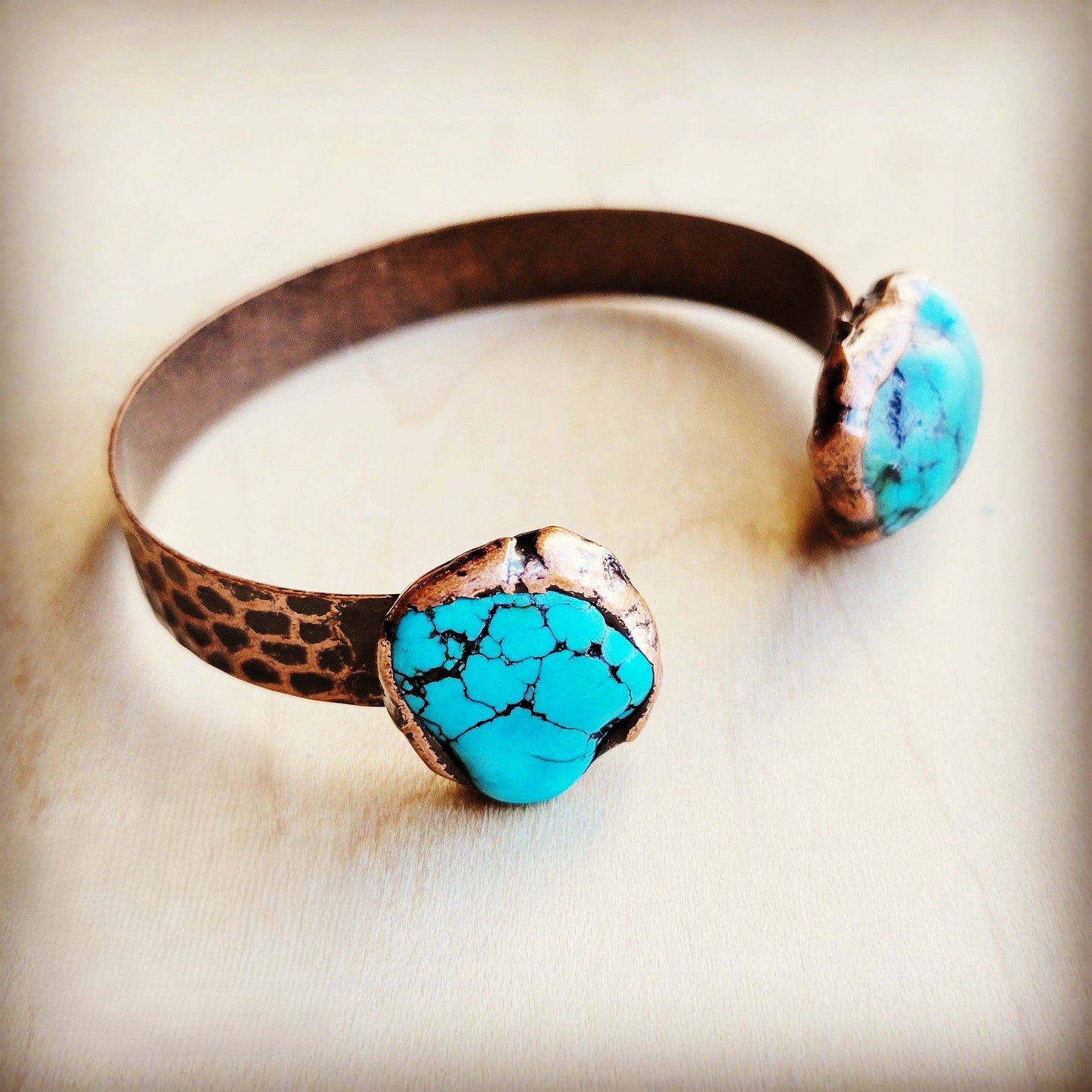 Natural Turquoise Cuff Bracelet