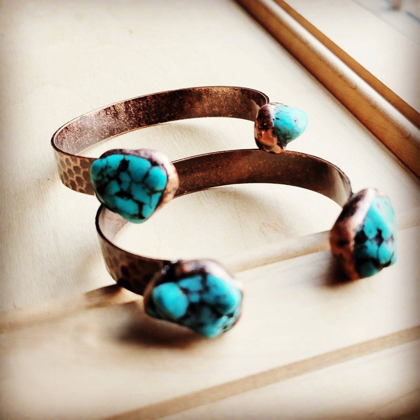 Natural Turquoise Cuff Bracelet
