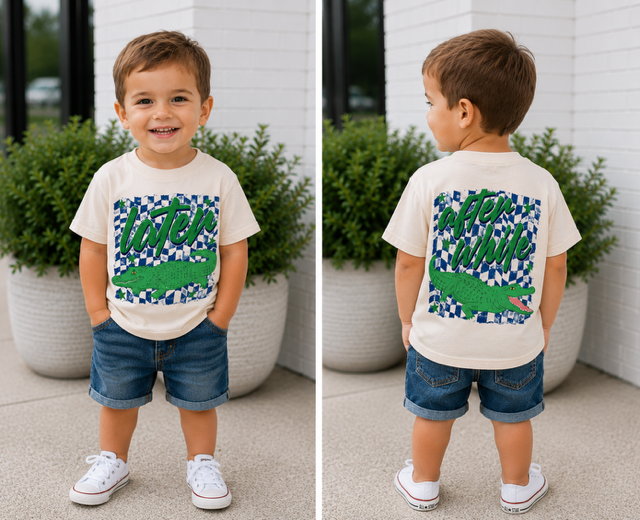 Later Gator Boys Toddler Tee