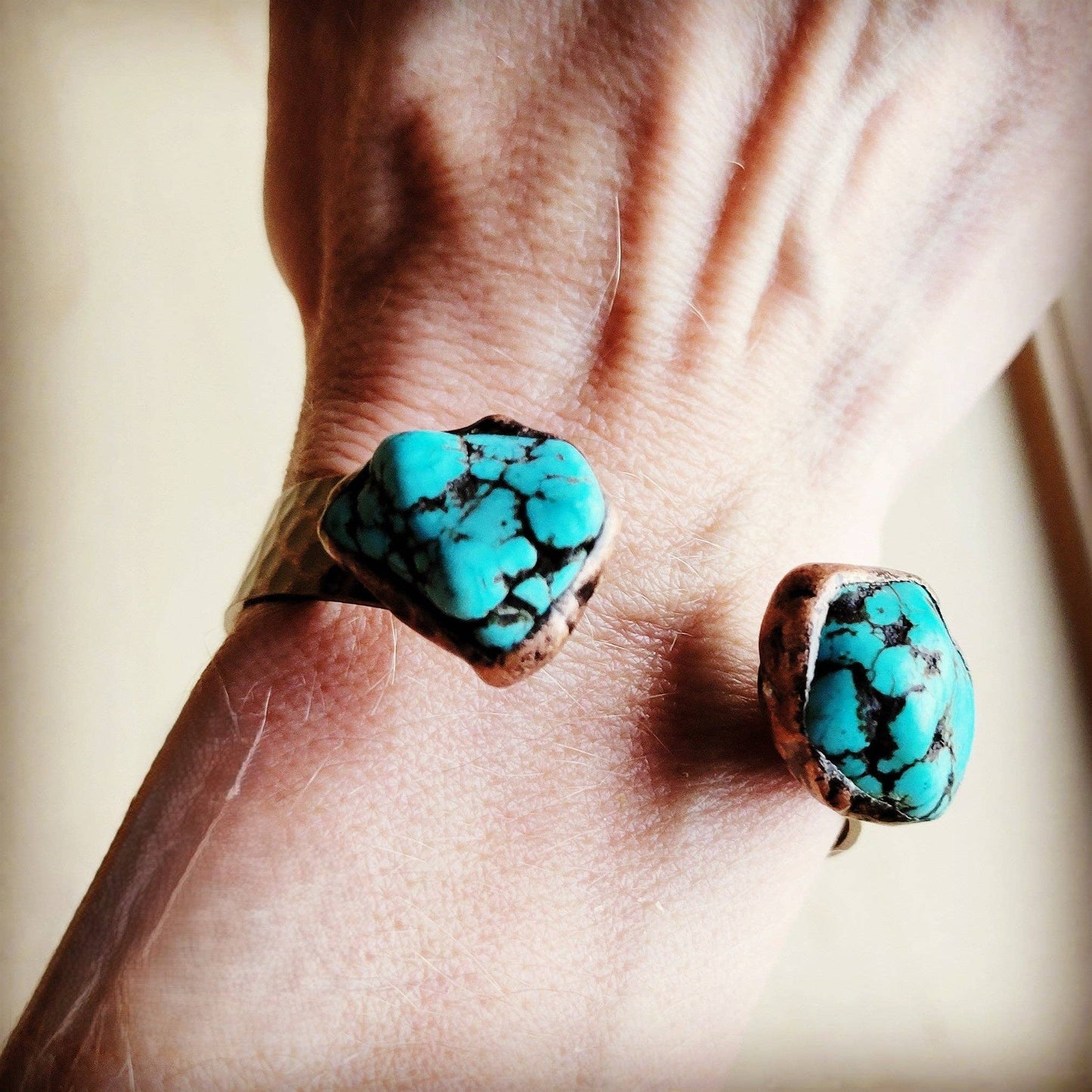 Natural Turquoise Cuff Bracelet