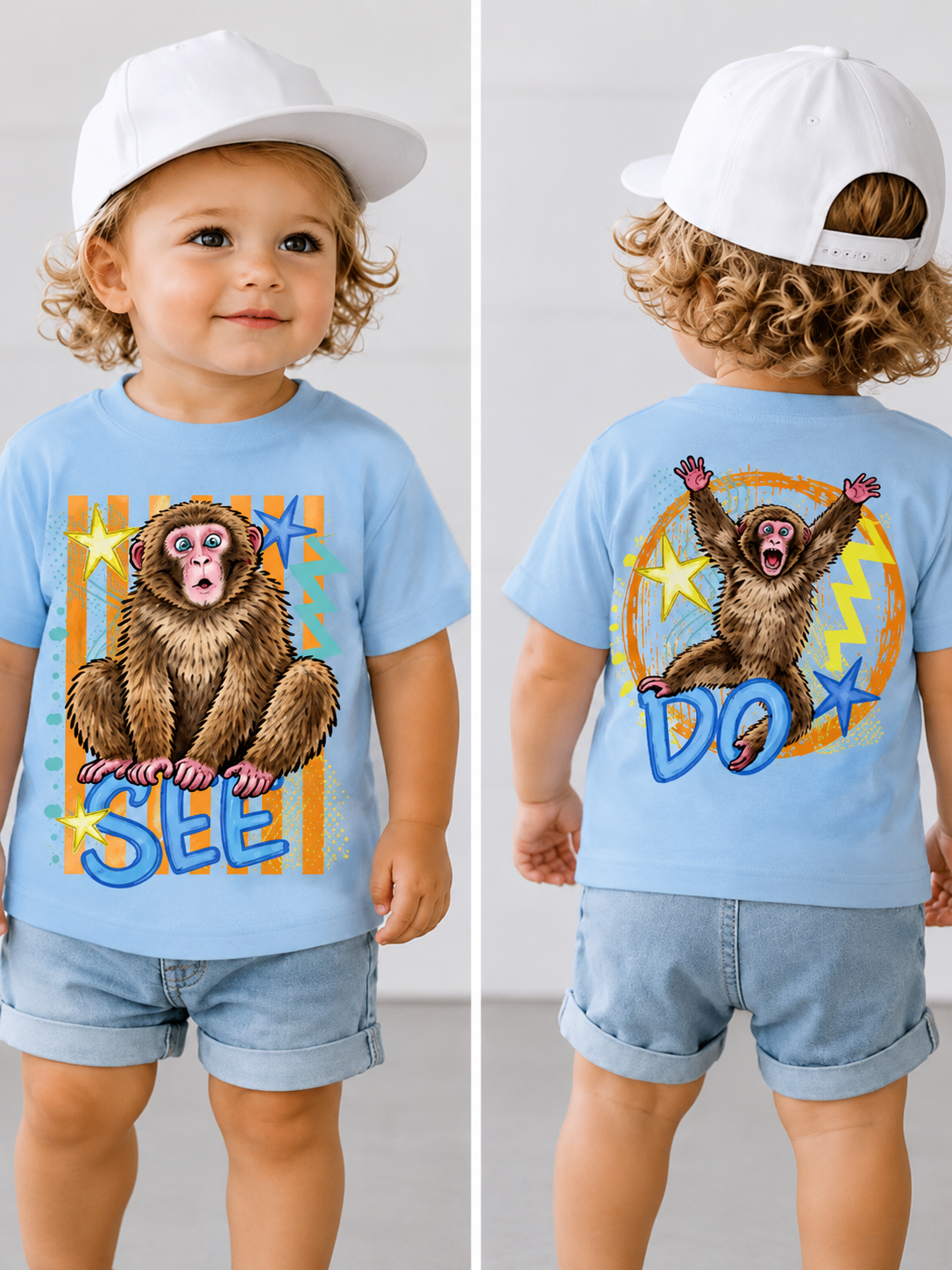 Monkey See Monkey Do Tee