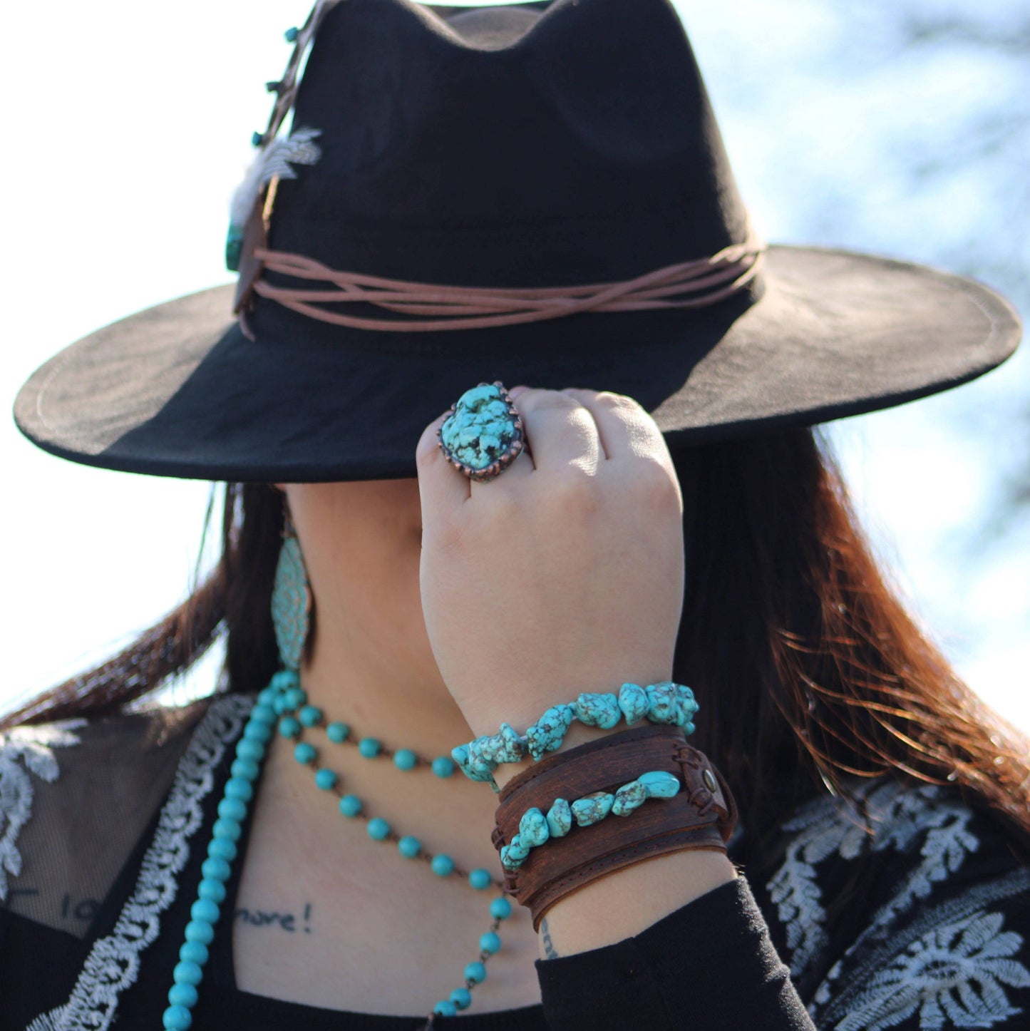 GL turquoise cuff