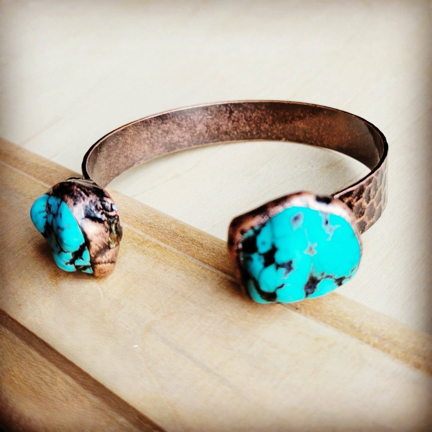 Natural Turquoise Cuff Bracelet